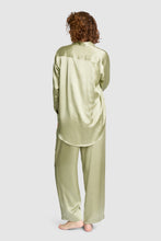 Load image into Gallery viewer, Oversized Silk PJ Set – Sage