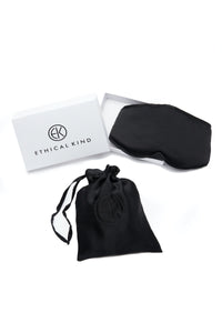 Ethical Kind Organic Peace Silk Eye Mask and Pouch Gift Set