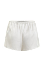 Load image into Gallery viewer, Ethical Kind Organic Peace Silk Ivory Shorts