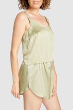 Load image into Gallery viewer, Silk Tank &amp; Shorts Set – Sage