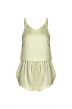 Load image into Gallery viewer, Silk Tank &amp; Shorts Set – Sage