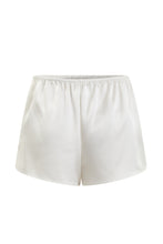 Load image into Gallery viewer, Organic Peace Silk Shorts in Ivory