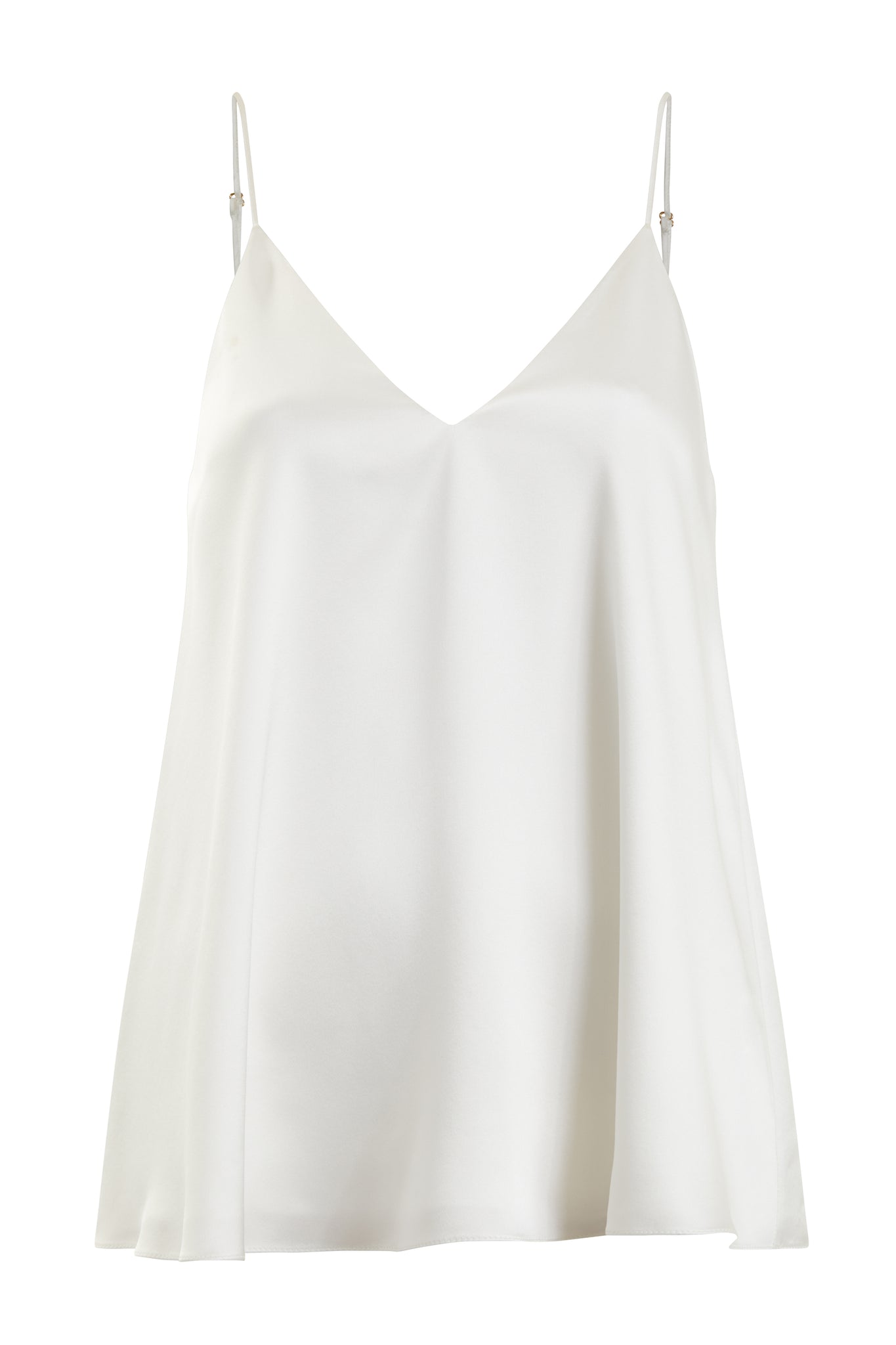 White Lotu double faced organic peace silk camisole Ivory – Maison De Mode