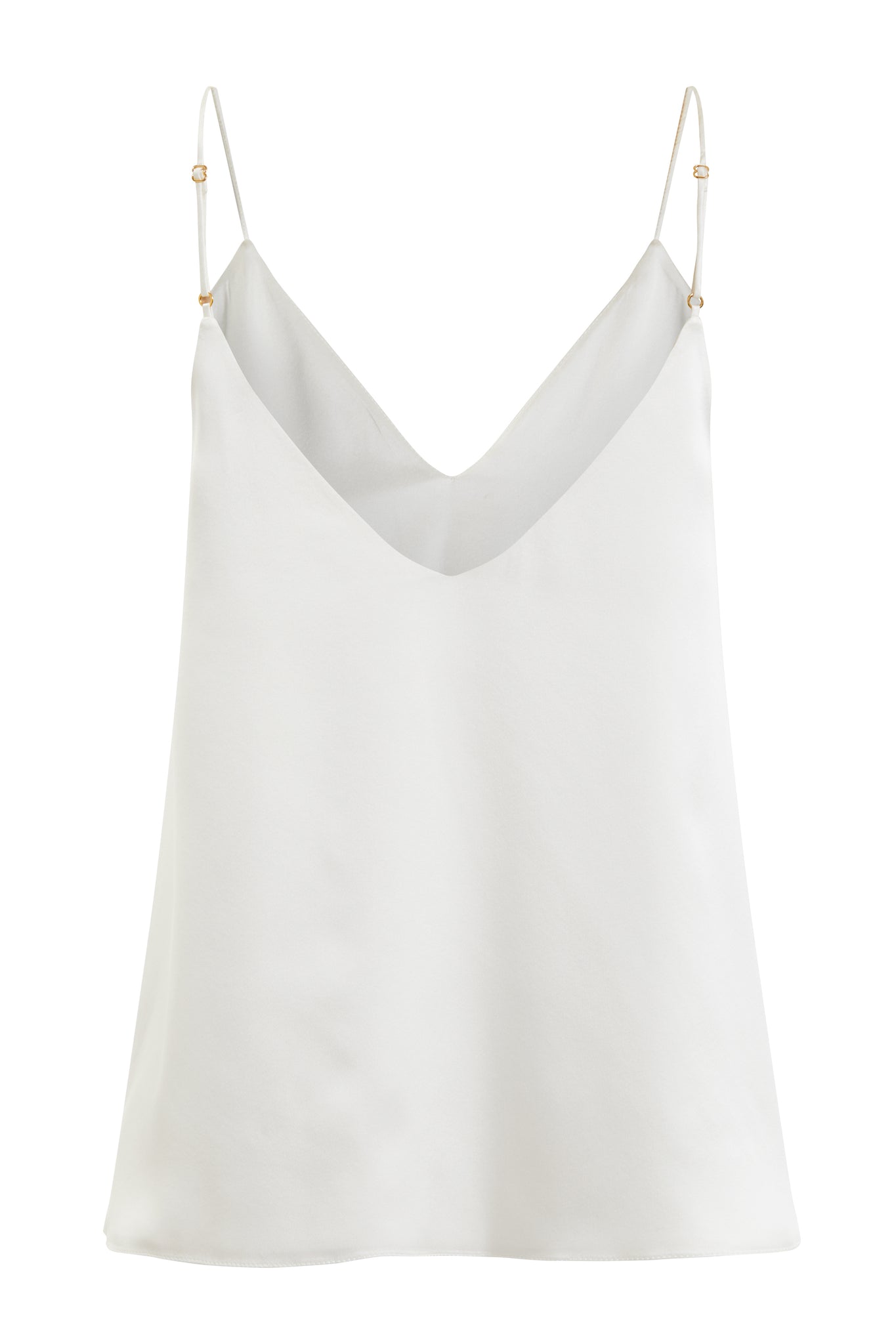 Double-layer, Organic Peace Silk Camisole Top in Ivory – Ethical Kind