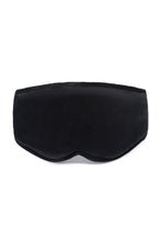 Load image into Gallery viewer, Ethical Kind Organic Peace Silk Eye Mask in Black, Front view