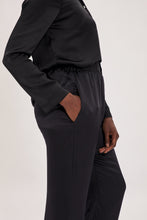 Load image into Gallery viewer, Organic Peace Silk Pyjama Set in Black