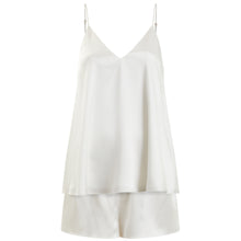 Load image into Gallery viewer, Organic peace silk camisole boho style ivory colour