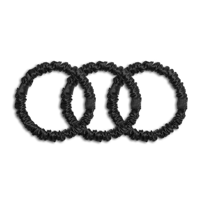 Slinky Peace Silk Scrunchies  - Set of three