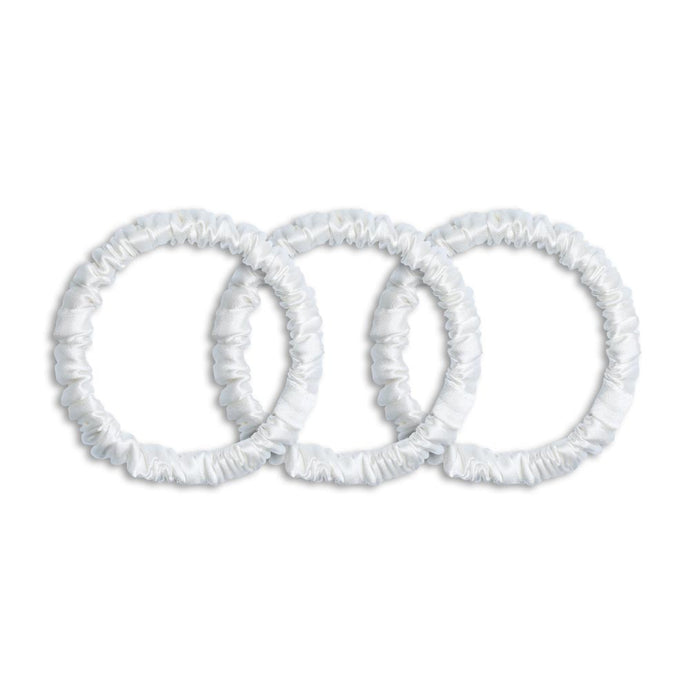 Slinky Peace Silk Scrunchies  - Set of three